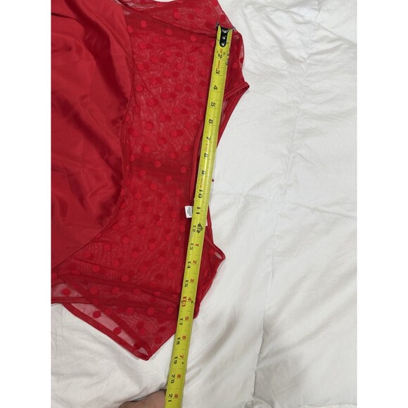 Kate Young Red Sleeveless Dress Size 10 - Picture 8 of 10